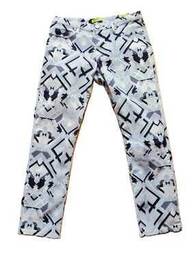 Versace jeans gray, black & white abstract geometric print